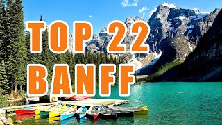 TOP 22 Banff Attractions  All Things To Do  Scenic Drive  Lake Louise and Jasper [upl. by Rasec638]