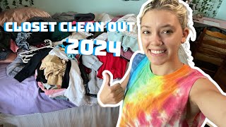 CLOSET CLEANOUT 2024 [upl. by Dorisa937]