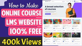 How to Create Online Course LMS Educational Website like Udemy with WordPress 2023  Tutor LMS [upl. by Laeahcim936]