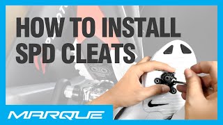 How To Install SPD Cleats On Cycling Shoes  Tips amp Tricks For Peloton amp Indoor Riders [upl. by Imerej]