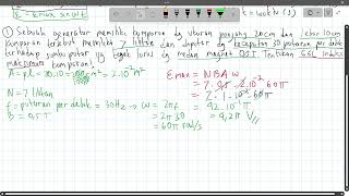 induksi elektromagnetik part 6 generator [upl. by Orvan]