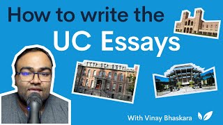 How to Write the UC Essay Prompts [upl. by Pietje]