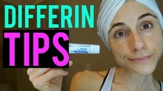 DIFFERIN TIPS from a DERMATOLOGIST ACNE SKIN CARE 💊 [upl. by Llesirg480]