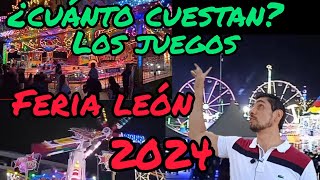 feria león 2024 cuanto cuestan juegos mas divertidos tour juegos mas divertidos feria de león 2024 [upl. by Lawson179]