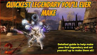 Easiest Legendary of your Life quickest way to build your first Guild Wars 2 legendary weapon [upl. by Collar]