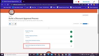 Specify Final Approval and Rejection Actions  Build a Discount Approval Process  Salesforce [upl. by Livy248]