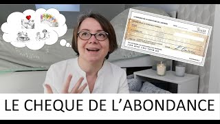 Le chèque de labondance  comment ça marche [upl. by Auqinet581]