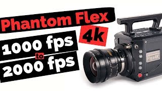 Phantom Flex 4k Camera 10002000 fps Slow Motion Test Best High Speed Camera [upl. by Ignace]