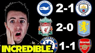 REACTING To PREMIER LEAGUE GAMEWEEK 11 wow [upl. by Llennej836]