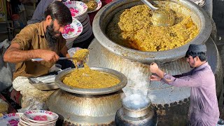 How To Make Charsadda Pulao  MOTAY CHAWAL RECIPE  Pakistan Plov Rice Making  Street Food Pakistan [upl. by Jeffcott817]