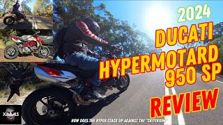 2024 Ducati Hypermotard 950 SP Review [upl. by Oirrad]