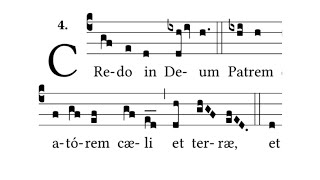 Credo in Deum  Gregorian Chant [upl. by Alroi]