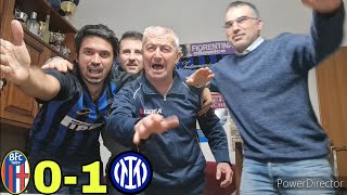 INOSSIDABILI BolognaInter 01 LIVE REACTION CLUB CASTELLANO‼️ [upl. by Aikal613]