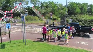 LEVEL CROSSINGS AT MINEHEAD AND WATCHET WSR [upl. by Yasu]