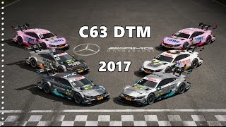 2017 MercedesAMG C63 DTM Preview  All Liveries [upl. by Browne]