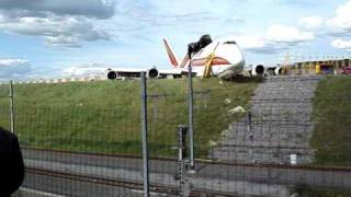 Kalitta Air 747 Brussels crash [upl. by Auohs]