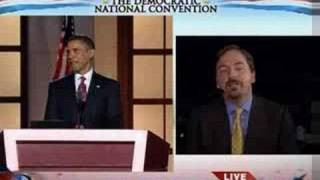 Reaction to Obama DNC Speech 2008 [upl. by Dammahom]