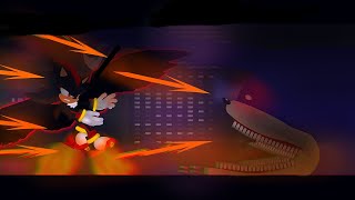 Shin Sonic Vs Shadow The Hedgehog  The Sonic Tapes stick nodes [upl. by Danyluk]