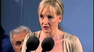 JK Rowling Speaks at Harvard Commencement [upl. by Ahcila888]