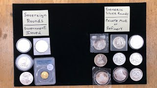 Difference between Sovereign amp Generic Silver Rounds [upl. by Aicarg535]