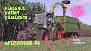 SUIKERRIET OOGSTEN is een DRAMA zo  Renegade Challenge  FS 22  HARD MODE  No Mans Land [upl. by Naillig248]