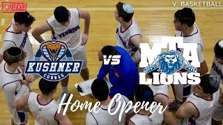 MTA Lions vs Kushner Cobras V Basketball 114 615 PM Home Opener [upl. by Aker]