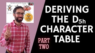 Deriving the D5h Character Table Part 2 out of 3 [upl. by Neirod]