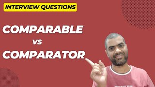 Comparable vs Comparator  Java Interview questions [upl. by Elke]