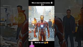 Iron man new suit 💀 who is best transformation 😍😳😳🗿 shorts marvel ironman marvel tranding [upl. by Sirc]