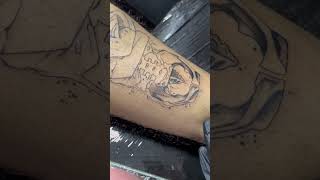 Cómo hacer puntillismo de arrastre  hiphop tattoo tatuaje [upl. by Airun]