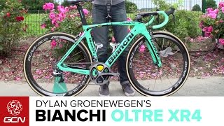 Dylan Groenewegens NEW Bianchi Oltre XR4  Tour De France 2016 [upl. by Dubenko]