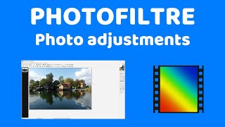 PhotoFiltre photo adjustments [upl. by Maillij]