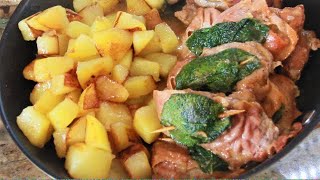 SALTIMBOCCA alla ROMANA ricetta saltimbocca alla romana con patate [upl. by Pablo]