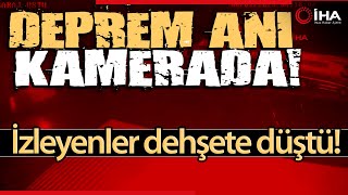 Deprem Anları Güvenlik Kamerasına Yansıdı Ortaya Çarpıcı Görüntüler Çıktı [upl. by Apoor]