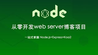 79 博客项目之日志  readline演示 —— Nodejs 从零开发个人博客项目 [upl. by Malinde]