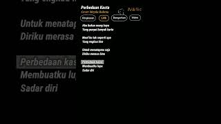 Lirik Lagu Perbedaan Kasta Cover Meyda Rahma 🎧 [upl. by Castor]