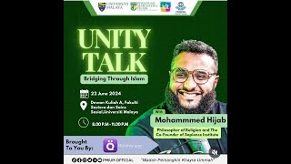 quotMuhammad Hijab Talk at University of Malaya  Unity Talkquot [upl. by Sybille896]