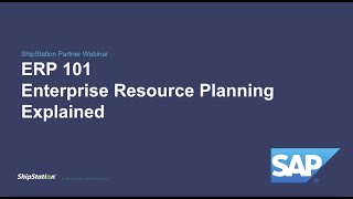 ERP 101 Enterprise Resource Planning Explained Webinar [upl. by Kwapong]