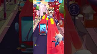 Tom hero dash game express mission mobilegames2024 talkingtomgoldrun tomherodashrun gaming [upl. by Elleinnad625]