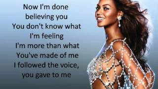 Beyonce  Listen Lyrics [upl. by Stoecker]