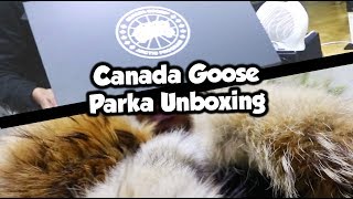 CANADA GOOSE NEW SEASON PARKA UNBOXING  REVIEW 2018 VLOG [upl. by Yesrej]