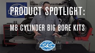 SampS Cycle Product Spotlight  Big Bore Cylinder Kits for M8  124Hp [upl. by Nahtad168]