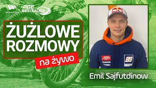 Emil Sajfudinow w Żużlowej Rozmowie na żywo [upl. by Marney]