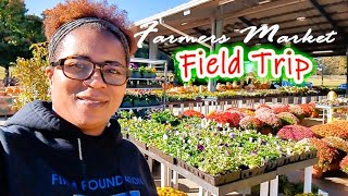 Piedmont Triad Farmers Market  Field Trip  Getting My Collard Greens  Preparing for Thanksgiving [upl. by Aynod494]