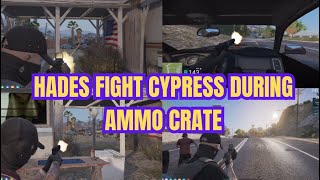 Hades Fight Cypress During Ammo Crate Counter… Nopixel 40  GTA RP [upl. by Nnyleitak32]