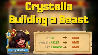 Crystella  Building A BEAST  Castle Clash [upl. by Carder698]