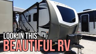 Beautiful Couples Travel Trailer RV Palomino Solaire 258RBSS [upl. by Boucher]