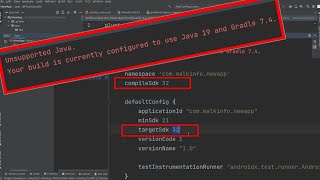 Unsupported Java Your build is currently configured to use Java 19 and Gradle 74solutioncode [upl. by Marilla]