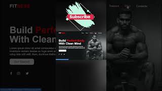 Responsive Fitness Landing Page Website Design Using HTML CSS amp JavaScript  How to Create Website [upl. by Fox]