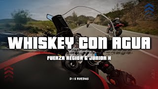 Fuerza regida Junior h  Whiskey Con Agua LetraLyrics  Nos miran tronar botellas de champán [upl. by Rainie]